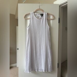 Robert Louis - White Sleeveless Textured Sheath Dress